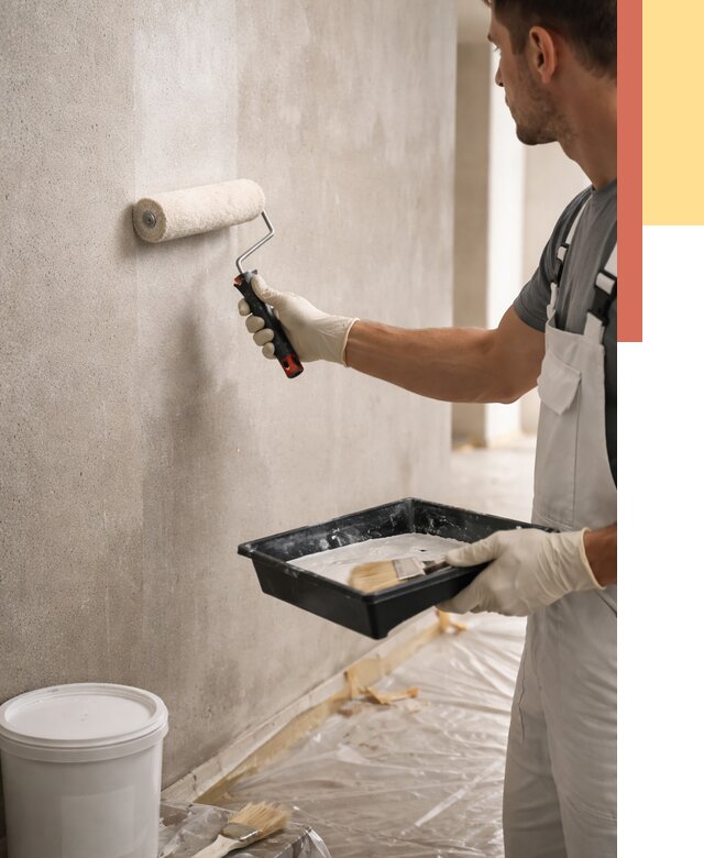 Грунтовка стен в Шелехове от 2357 руб. м2 — быстро, недорого, с материалом | ОТДЕЛОЧНИК-Шлх