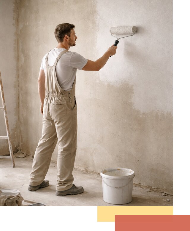 Грунтовка стен под отделку в Шелехове профессиональным раствором