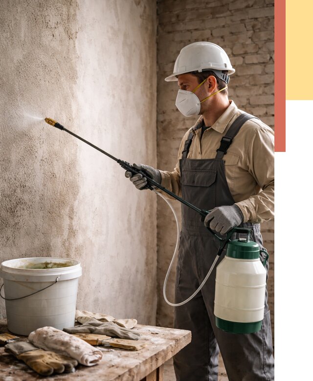 Антисептическая обработка стен в Шелехове от 1286 руб. — быстро и недорого | ОТДЕЛОЧНИК-Шлх