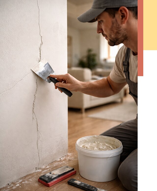 Заделка трещин и сколов в Шелехове от 2625 руб. — быстро и недорого | ОТДЕЛОЧНИК-Шлх