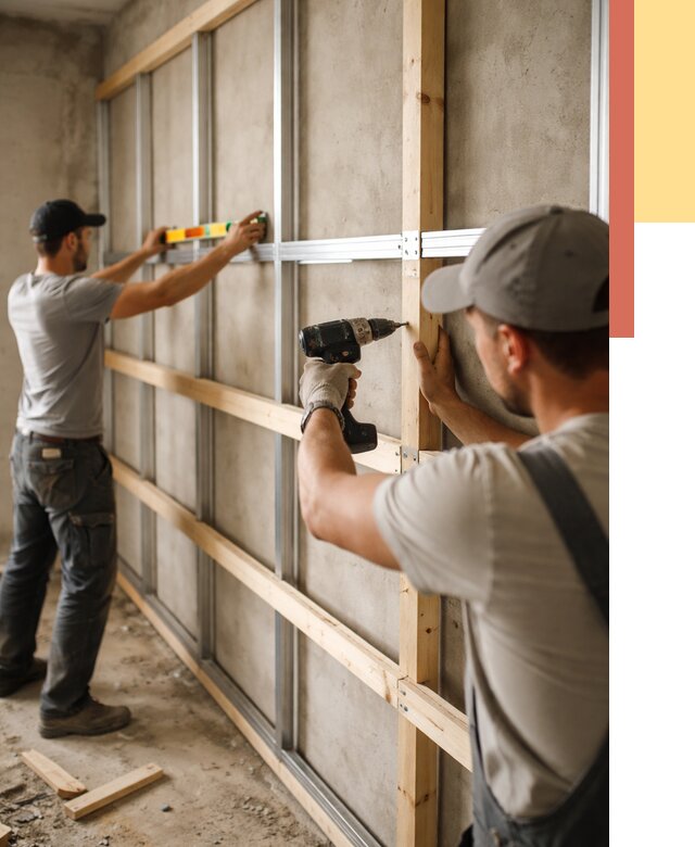 Устройство обрешетки под панели в Шелехове от 2250 руб. — монтаж под ключ | ОТДЕЛОЧНИК-Шлх