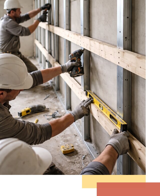 Устройство обрешетки под панели в Шелехове