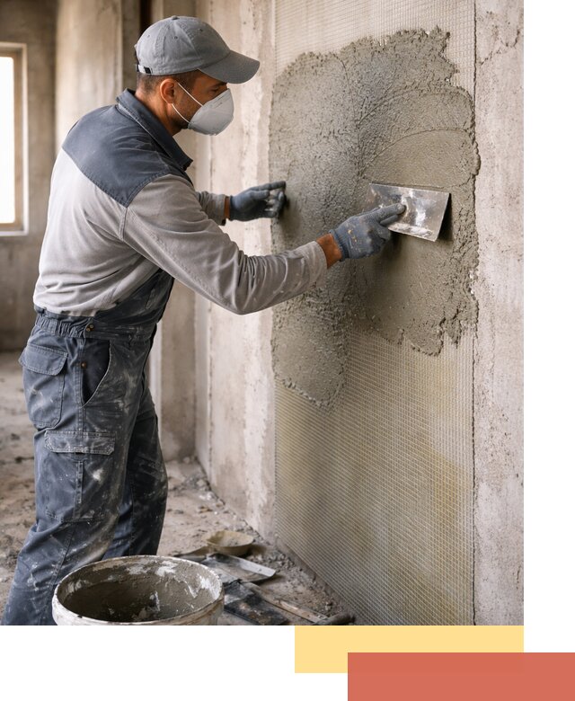 Штукатурка стен по сетке в Шелехове под ключ качественно и быстро