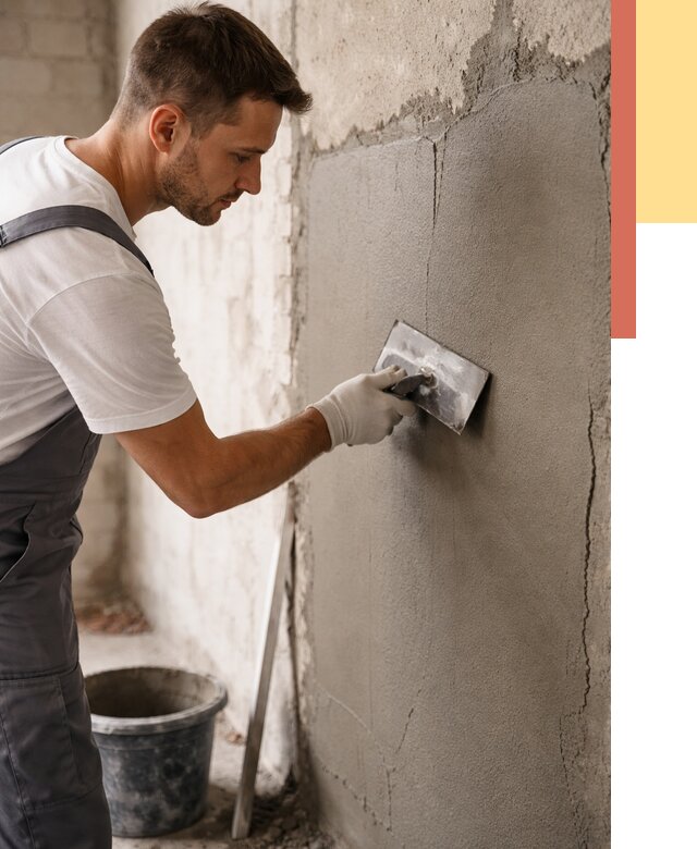 Штукатурка стен под плитку в Шелехове от 4500 руб./м2 — выравнивание под плитку | ОТДЕЛОЧНИК-Шлх