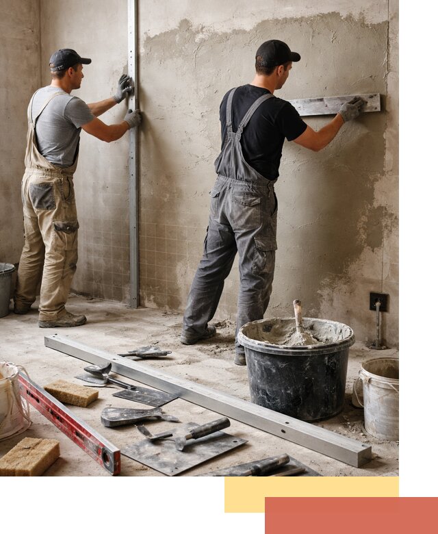 Профессиональная штукатурка стен под плитку в Шелехове