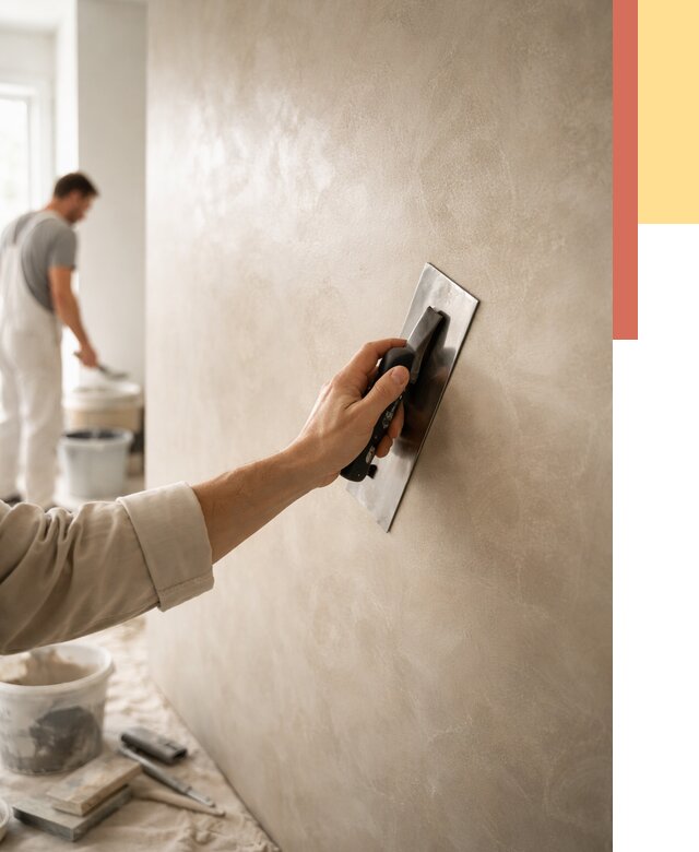 Венецианская штукатурка в Шелехове от 3750 руб/м² — нанесение стен под ключ | ОТДЕЛОЧНИК-Шлх