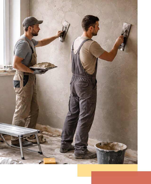 Ремонт декоративной штукатурки и восстановление фактуры в Шелехове