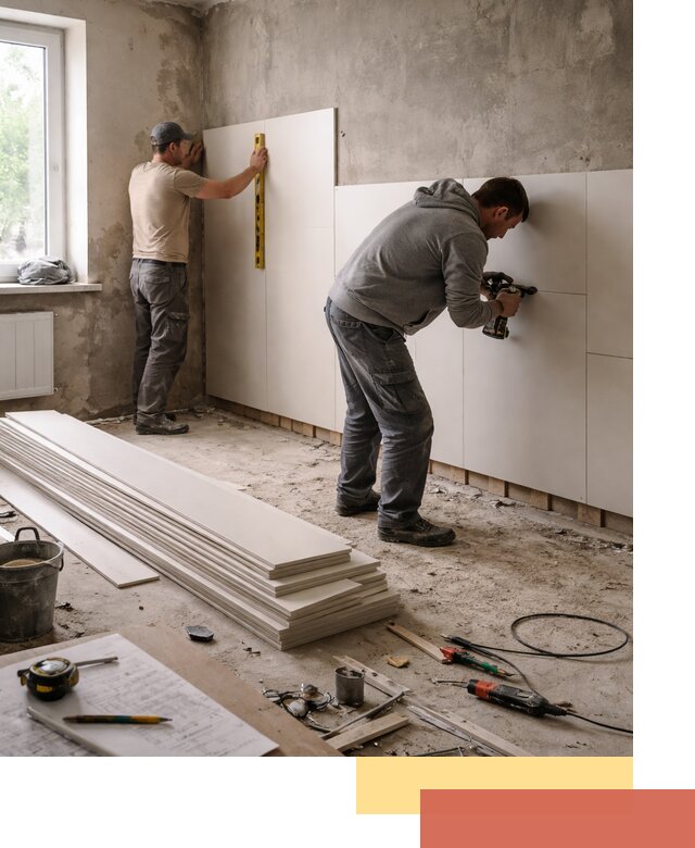 Монтаж ПВХ панелей на стены в Шелехове качественно и быстро