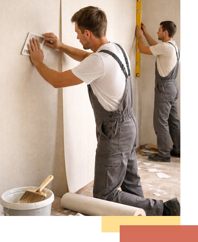 Поклейка бумажных обоев в Шелехове качественно и недорого