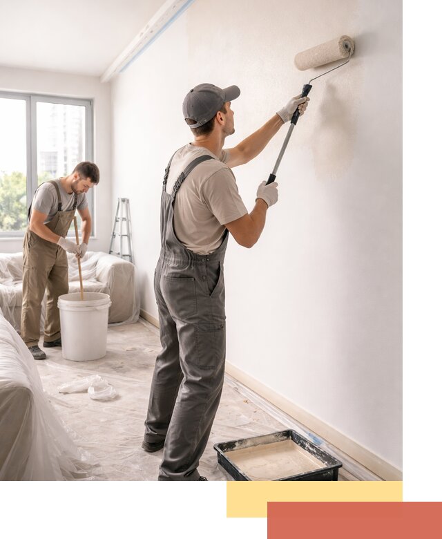 Покраска стен в офисе в Шелехове — быстрый и качественный ремонт