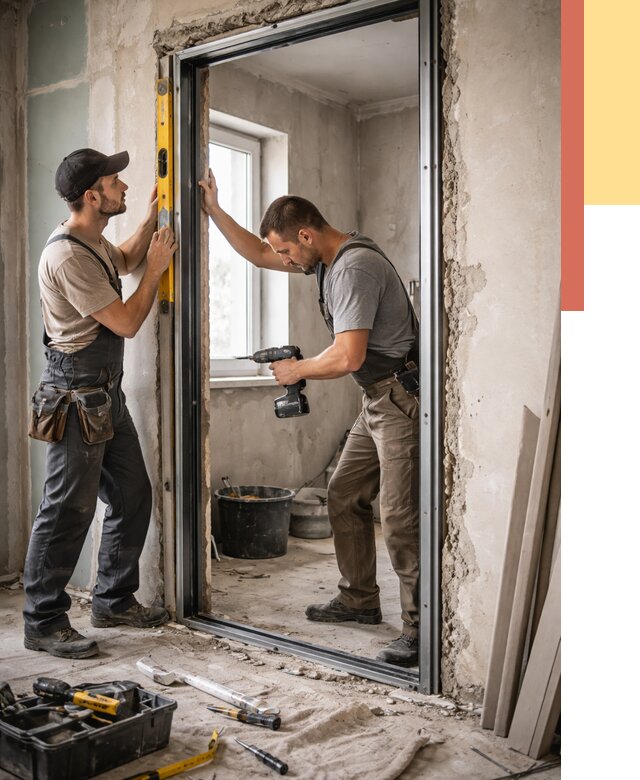 Закладка дверного проема в Шелехове от 3750 руб. — быстро и недорого | ОТДЕЛОЧНИК-Шлх