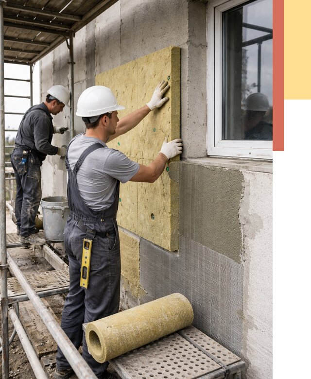 Утепление стен в Шелехове от 4607 руб. под ключ — быстро и недорого | ОТДЕЛОЧНИК-Шлх