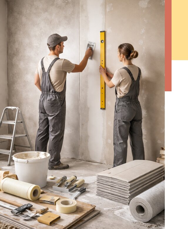 Отделка стен в Шелехове от 1607 руб/м² — недорого, быстро, под ключ | ОТДЕЛОЧНИК-Шлх