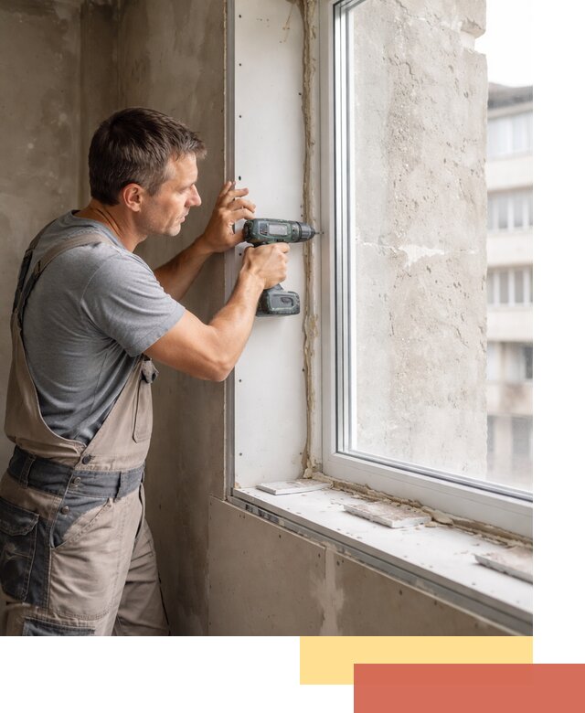 Монтаж гипсокартонных откосов в Шелехове под ключ