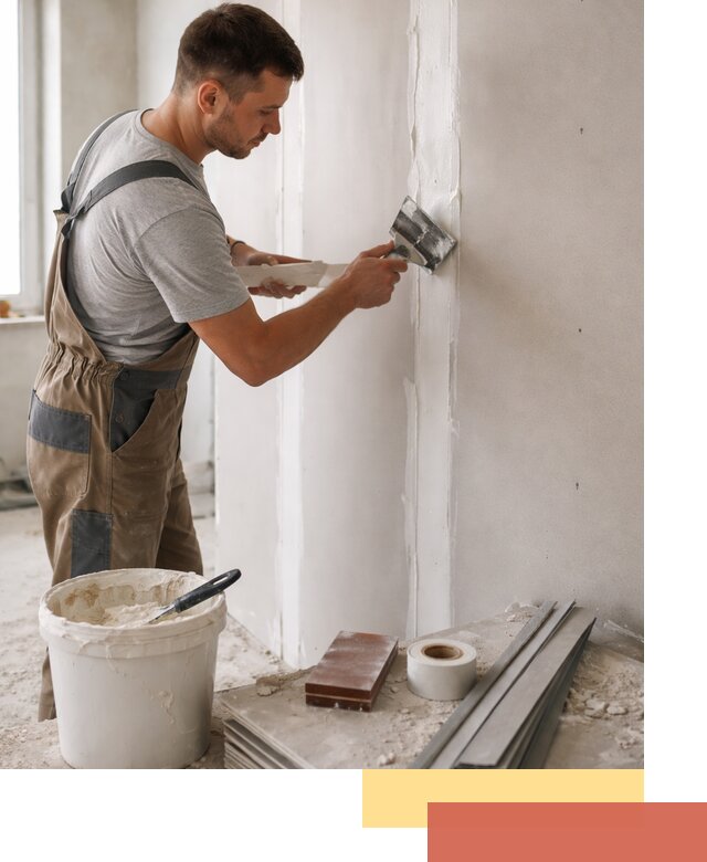 Шпаклевка перегородок из гипсокартона в Шелехове качественно и быстро