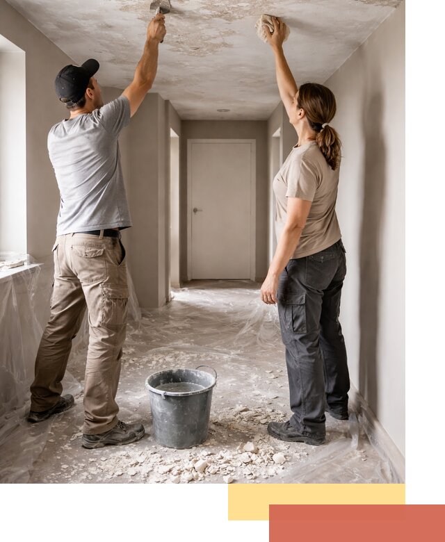 Удаление побелки с потолка в Шелехове — быстро и аккуратно