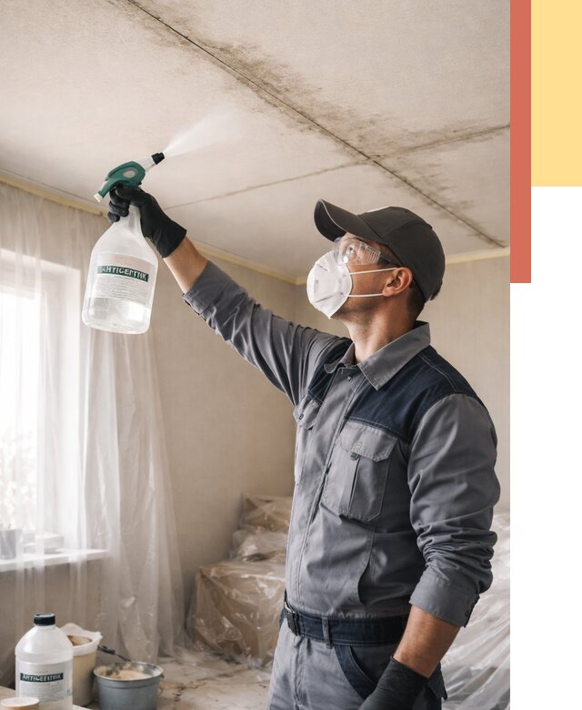 Антисептическая обработка потолка в Шелехове от 2679 руб. | ОТДЕЛОЧНИК-Шлх