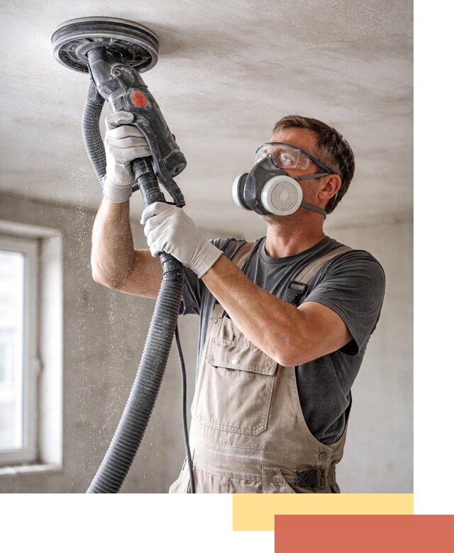 Шлифовка потолка в Шелехове — качественная подготовка под отделку