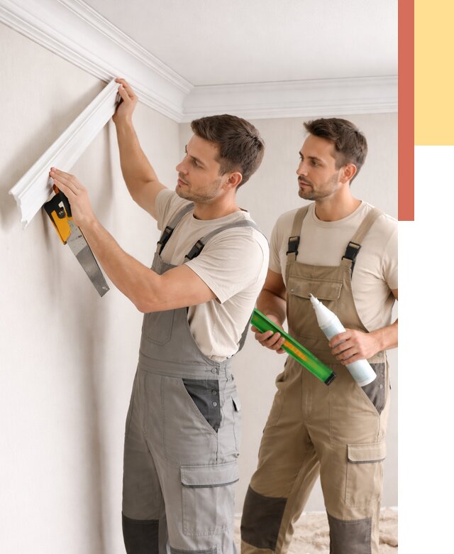 Монтаж потолочного плинтуса в Шелехове от 2464 руб. — быстро и недорого | ОТДЕЛОЧНИК-Шлх