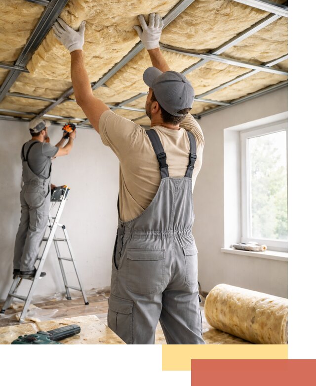 Утепление потолка под ключ в Шелехове качественно и быстро