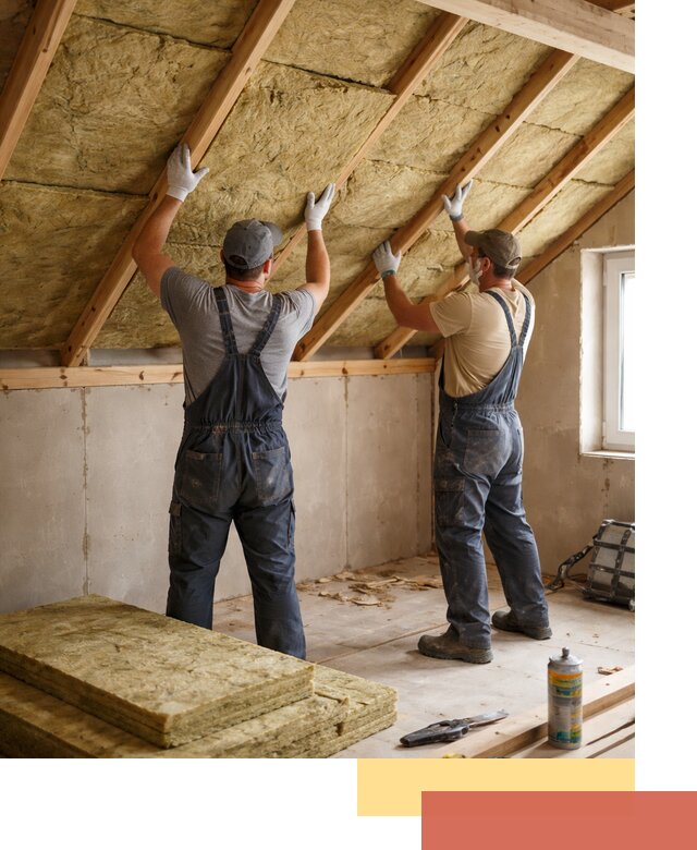 Утепление потолка минеральной ватой в Шелехове