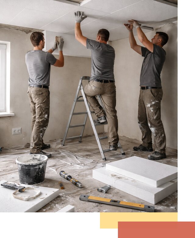 Утепление потолка пенопластом в Шелехове быстро и качественно