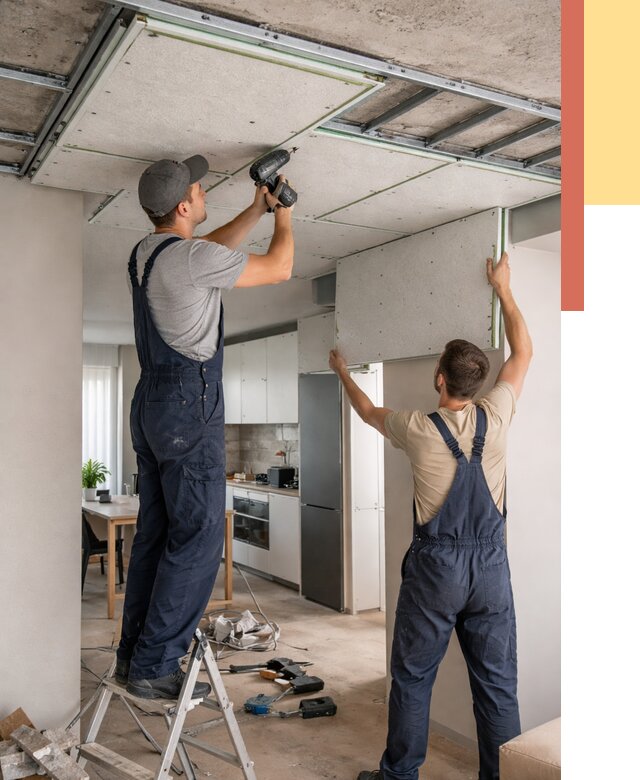 Шумоизоляция потолка панелями зипс в Шелехове от 1982 руб. под ключ | ОТДЕЛОЧНИК-Шлх